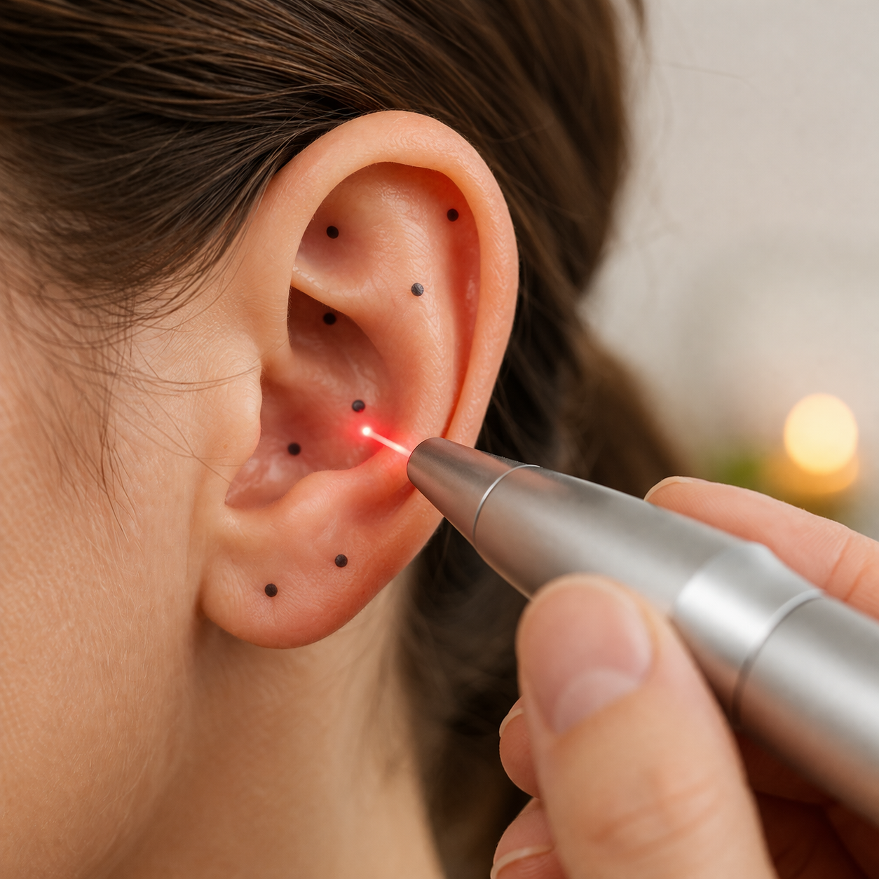 Laserothérapie auriculaire
